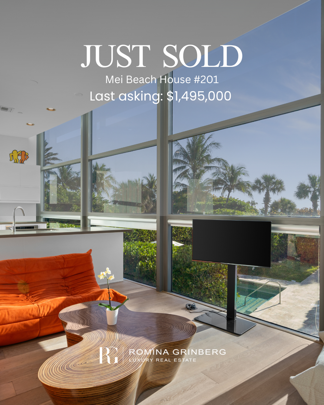 Just Sold Beach House #201 at Mei Miami Beach